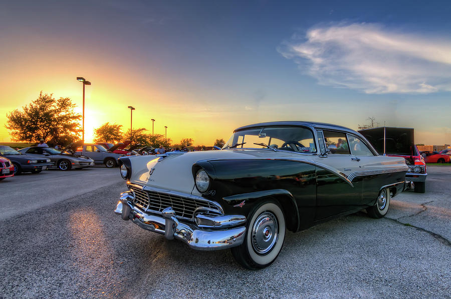 Proud Fairlane at Sunset Photograph by Tim Stanley