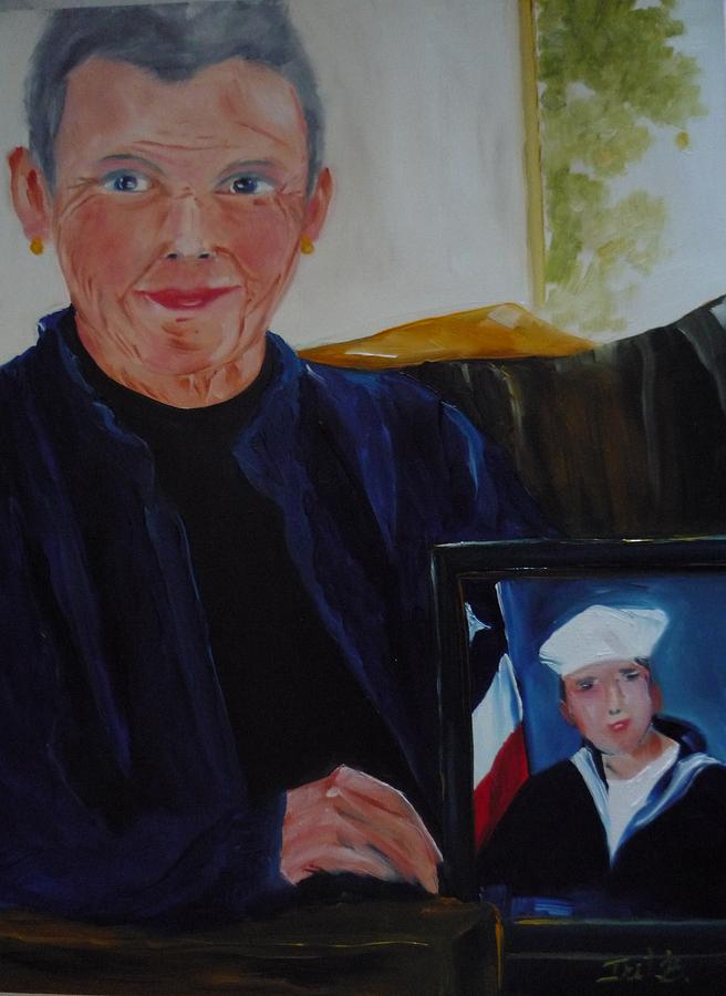 Portrait Painting - Proud Momma by Irit Bourla