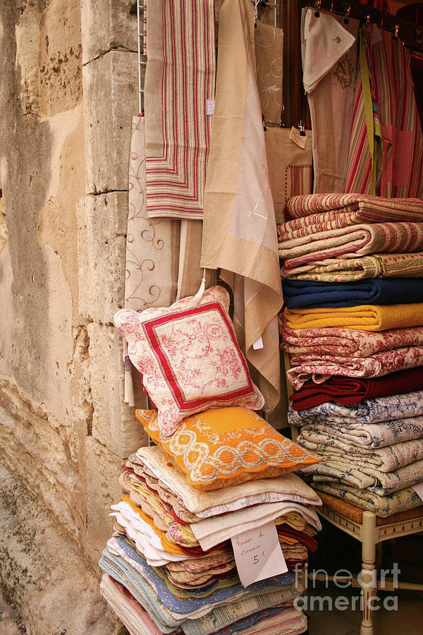 Provencal Textiles Photograph by SnapHound Photography