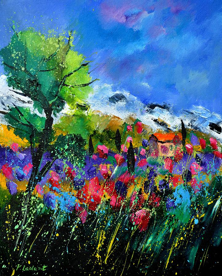 Flower Painting - Provence 450170 by Pol Ledent