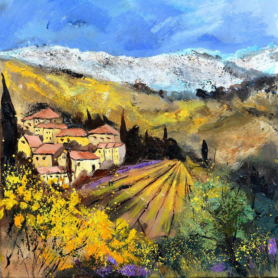 Provence 87160 Painting by Pol Ledent