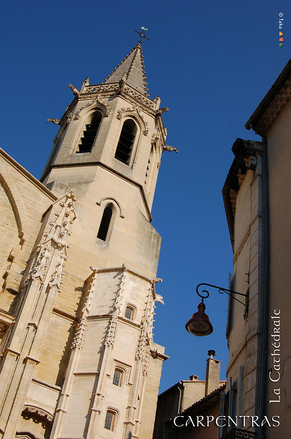 Provence Carpentras Cathedral Photograph by Philippe Taka