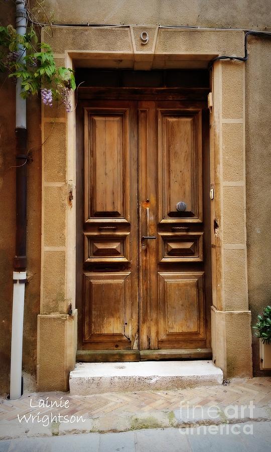 Provence Door Number 9 #1 Photograph by Lainie Wrightson