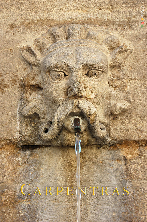 Provence Fountain 2 Carpentras Photograph by Philippe Taka