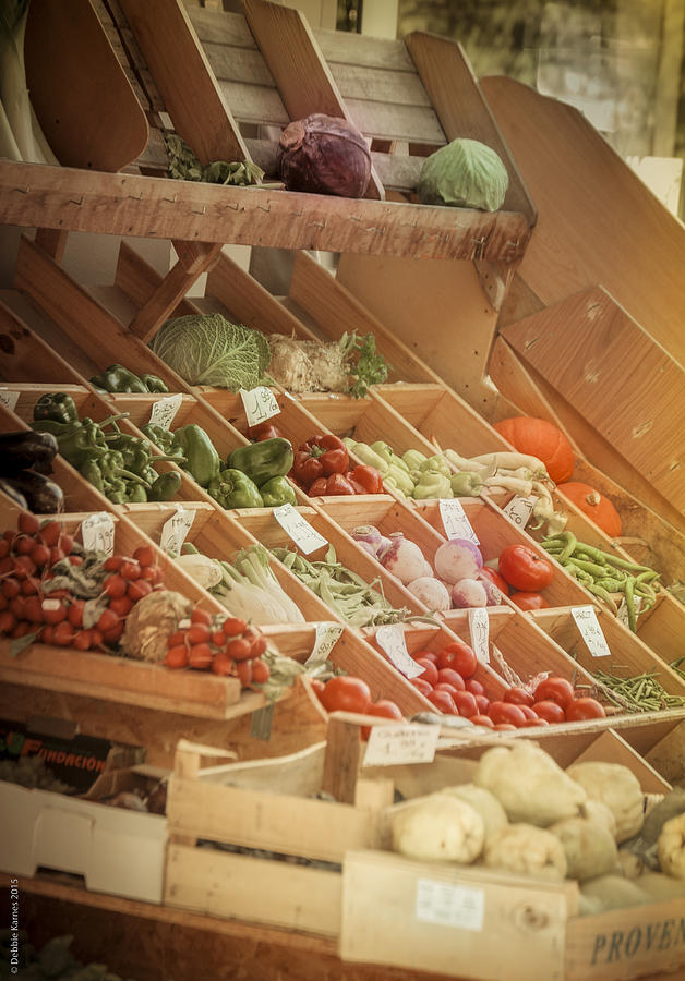 Provence Vegetable Market Photograph by Debbie Karnes