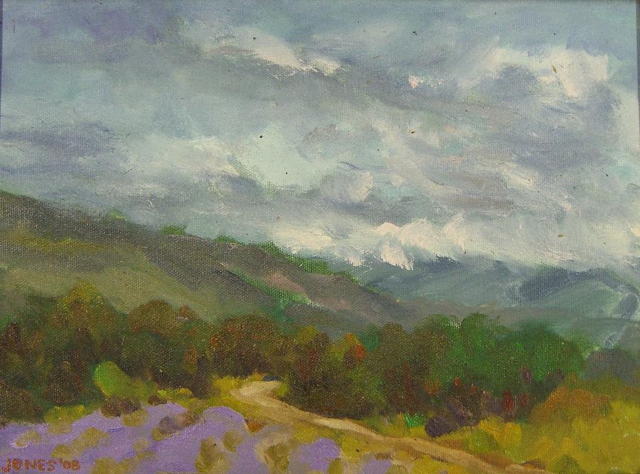 Landscape Painting - Provence Impending Storm by Carolyn Jones