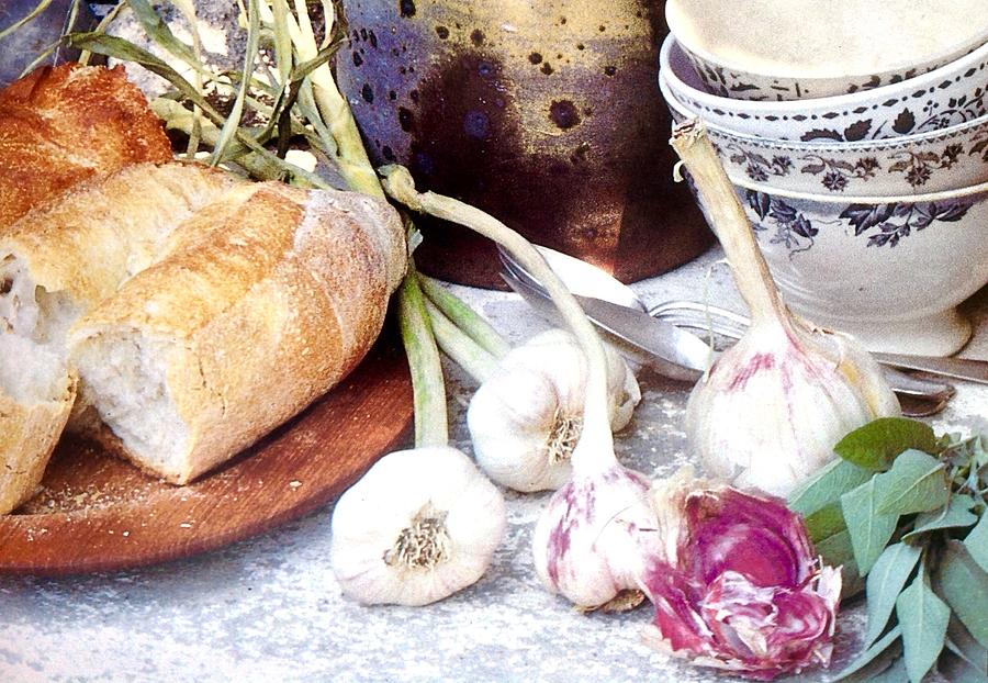 Provence Kitchen Vignette Photograph