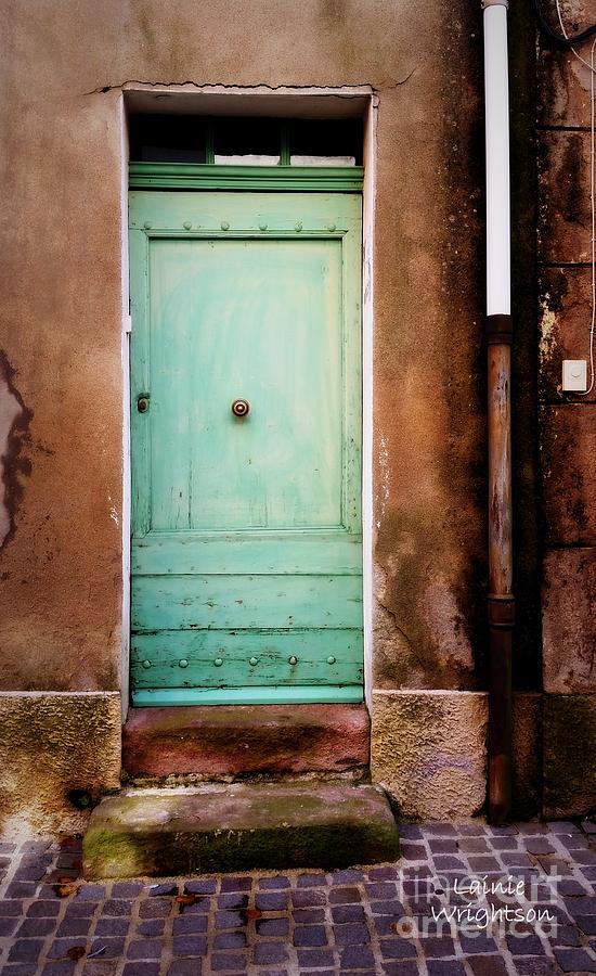 Provence Soft Green Door Photograph by Lainie Wrightson