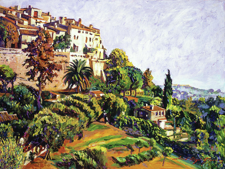 Provence South Of France Painting by David Lloyd Glover