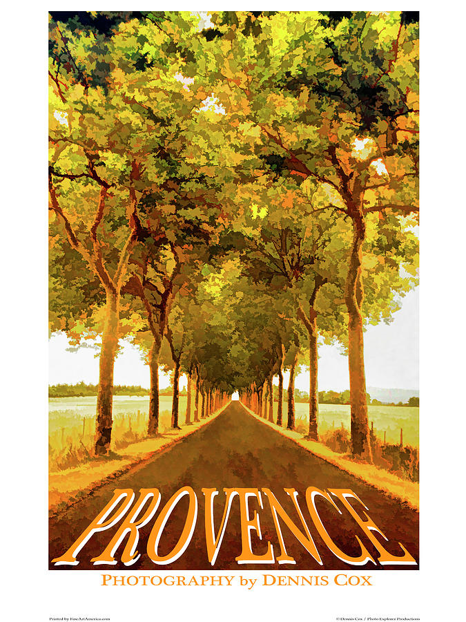 Provence Travel Poster Photograph