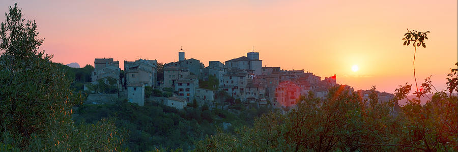Village Photograph - Provence Village 1 by MGL Meiklejohn Graphics Licensing