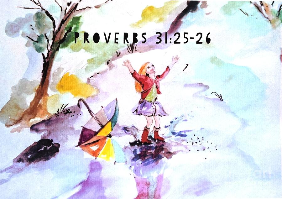 Jesus Christ Painting - Proverbs by Amanda Dinan
