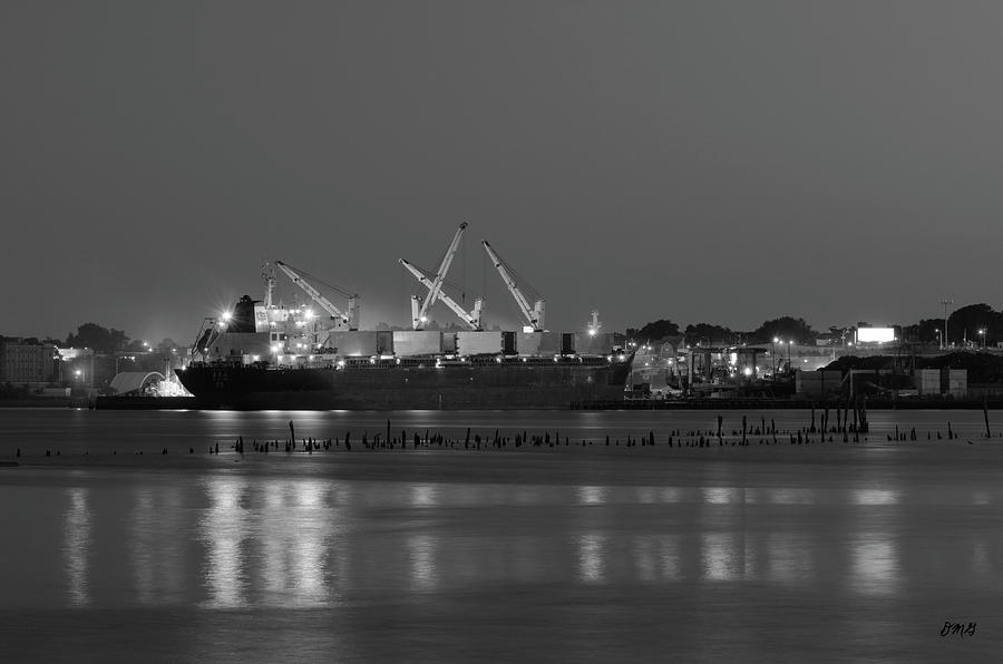 Providence Harbor I BW Photograph by David Gordon