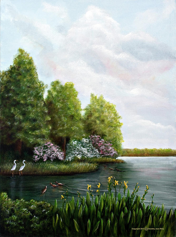 Providence Lakes Painting by Dorothy Riley
