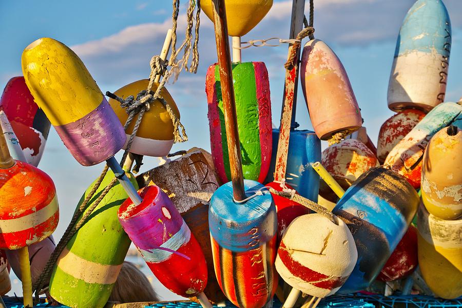 Provincetown Buoys Photograph by Marisa Geraghty Photography
