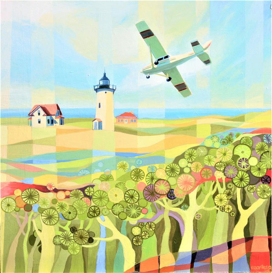 Provincetown Flight Painting by Ezartesa Art