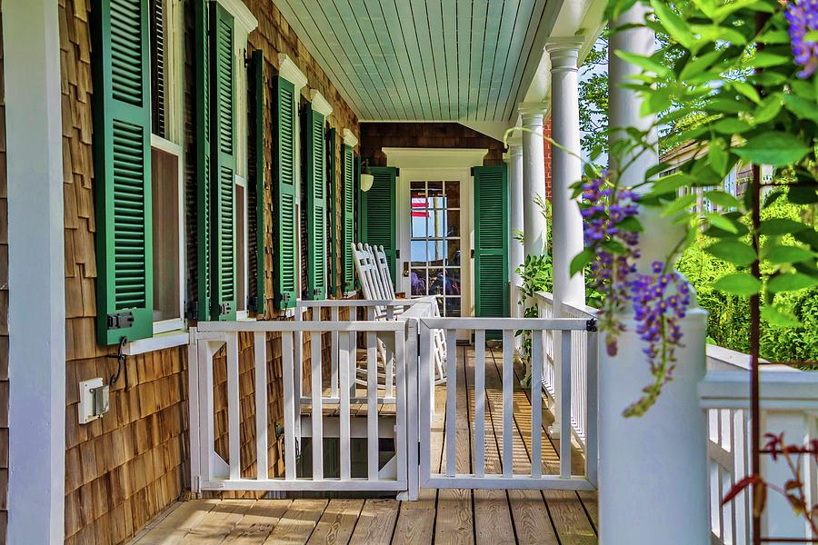 Provincetown Porch Photograph by Marisa Geraghty Photography