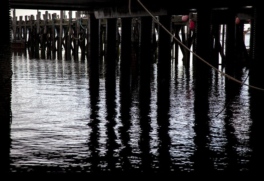 Provincetown Wharf Reflections Photograph