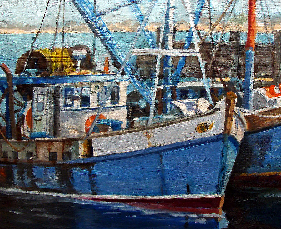 Provinctown Fishing Boats Painting by Michael McDougall