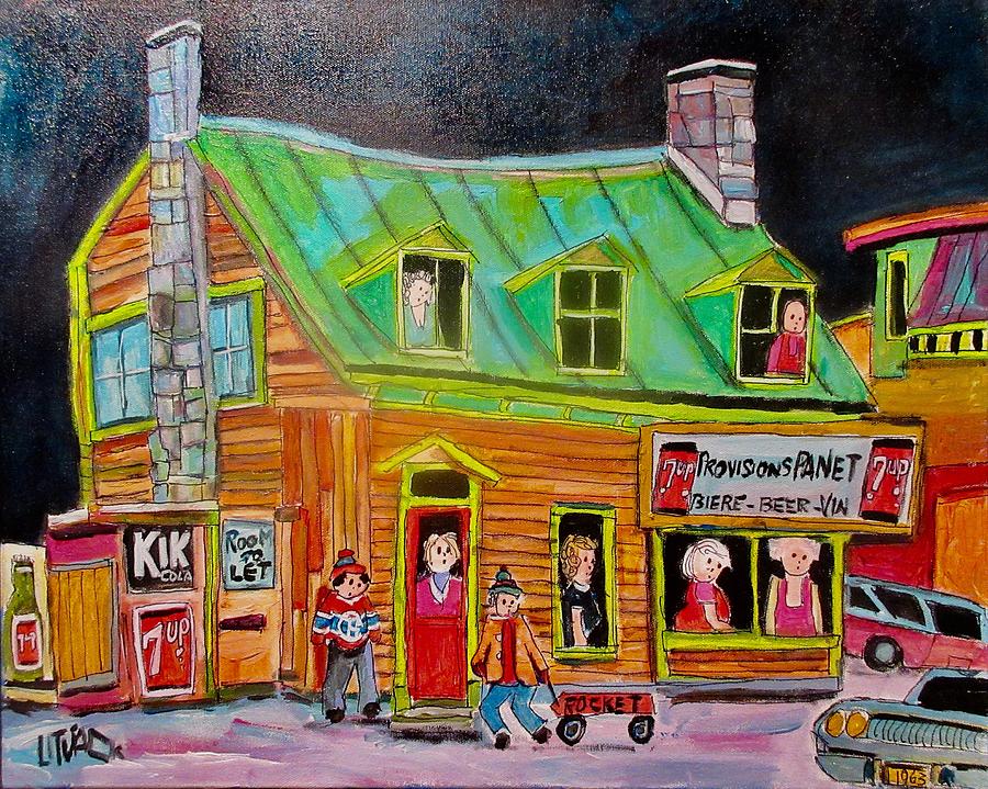 Provisions Panet 1963 Faubourg Molasses Painting by Michael Litvack