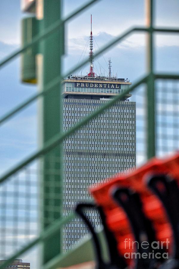 Boston Photograph - Prudential from Fenway by SoxyGal Photography