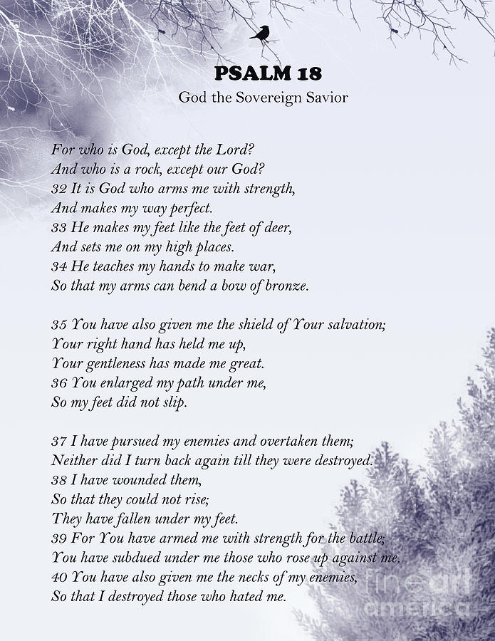 Psalm 18- Pg 4 Painting by Trilby Cole