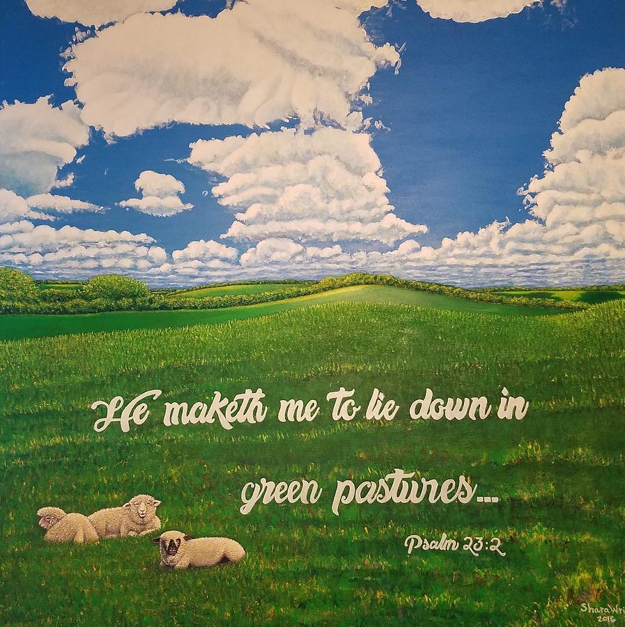 Psalm 23 Painting