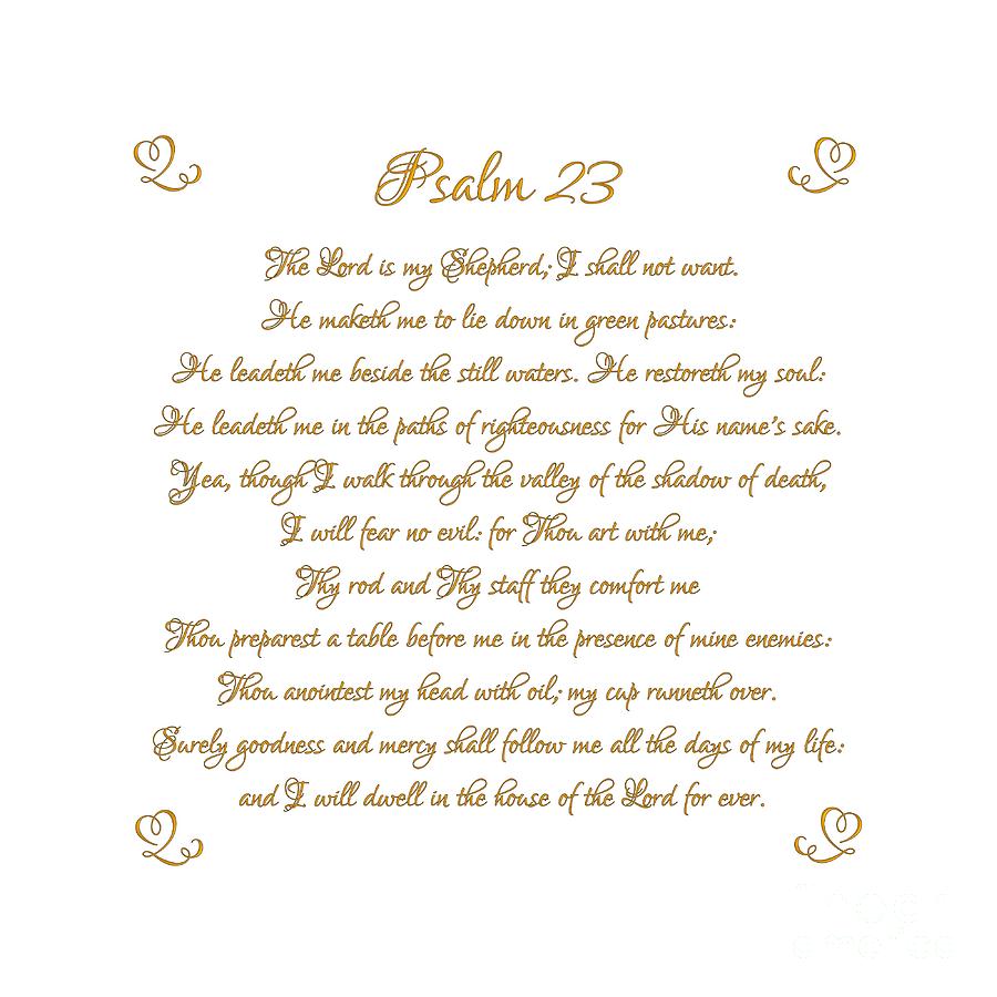 Psalm 23 Clip Art