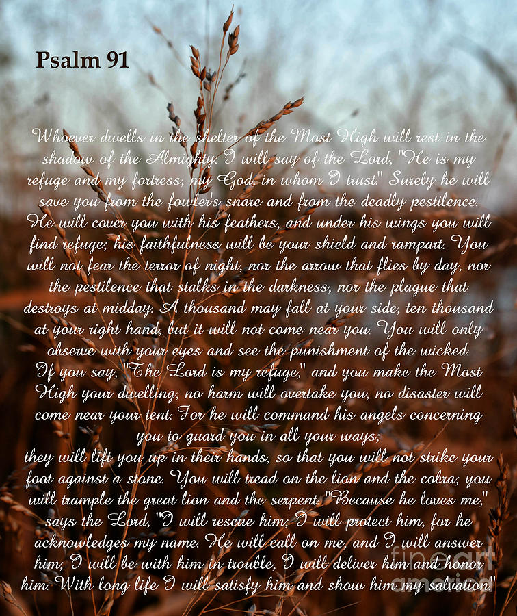 Psalm 91 Photograph
