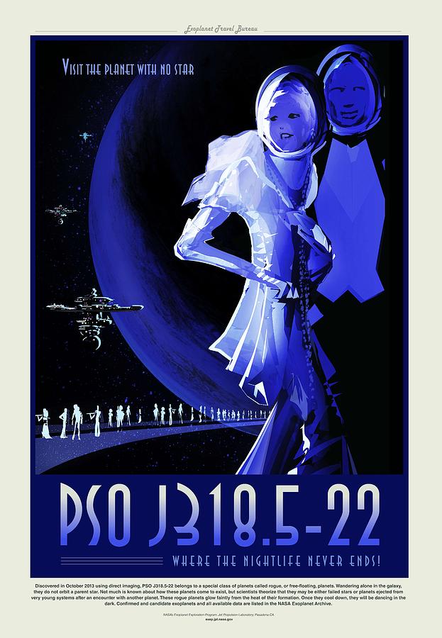 psoj318   - JPL Travel Poster Painting by Celestial Images