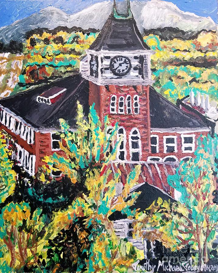 PSU Clock Tower Painting by Timothy Foley - Fine Art America