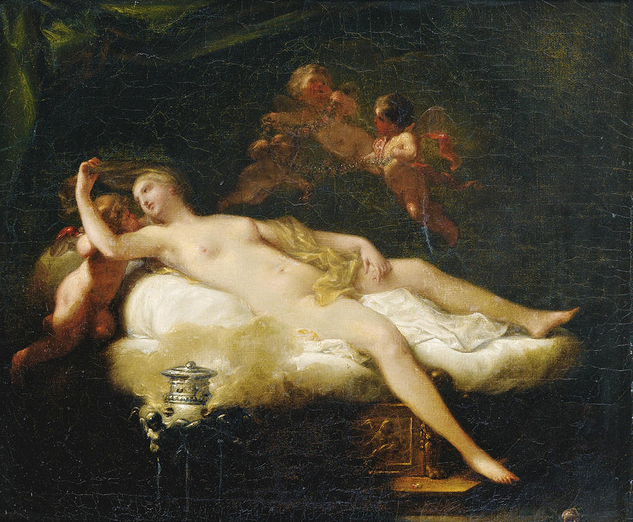 Psyche Painting by Jean-Baptiste Regnault