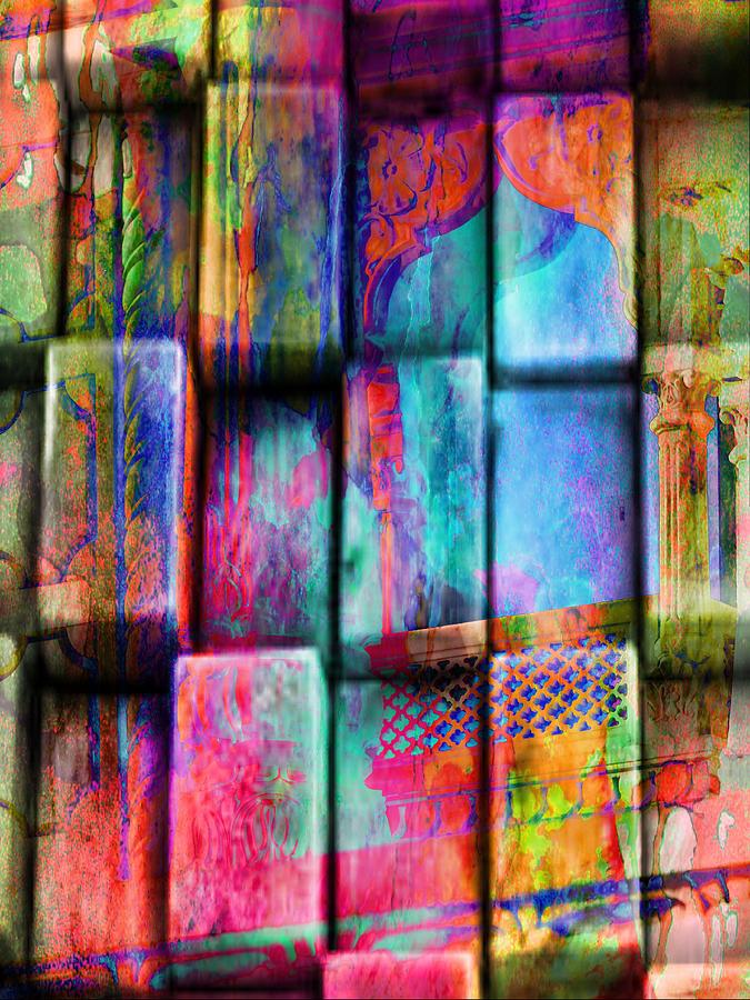 Psychedelic Abstract Art Colorful Gifts Exotic Travel India 1d Photograph by Sue Jacobi