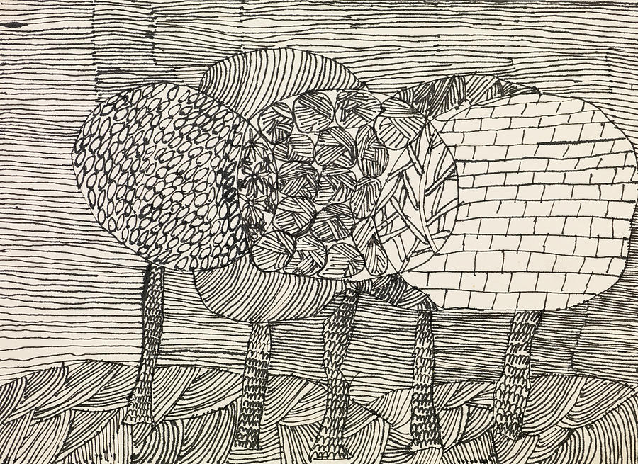 Invented texture drawing