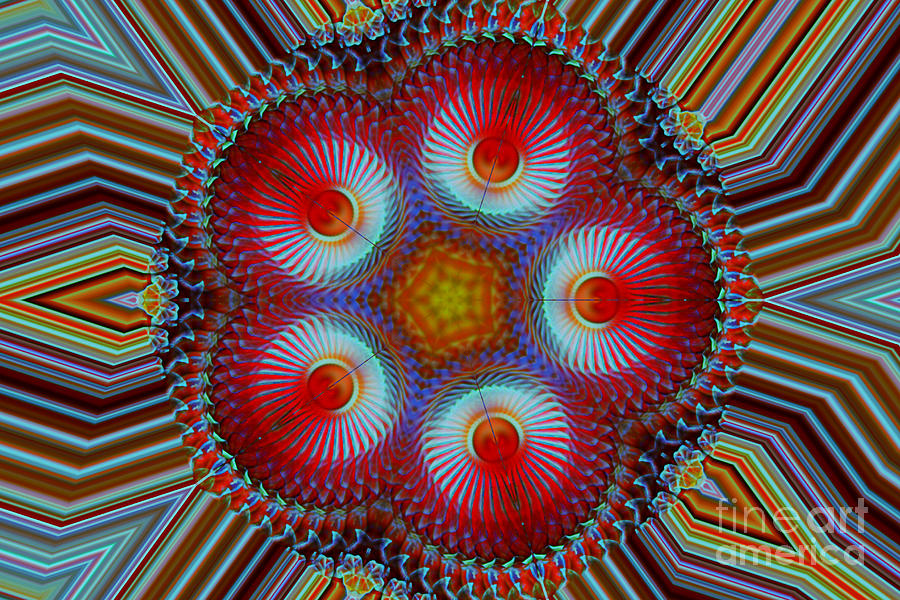 Psychedelic Circus Digital Art by James Smullins
