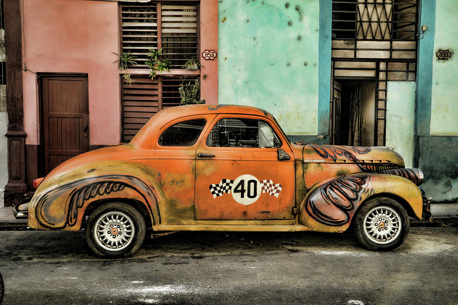 Psychedelic Cuba Photograph by Mary Buck