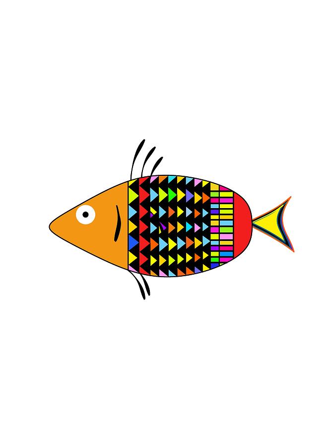 Psychedelic Fish Digital Art by Bill Owen