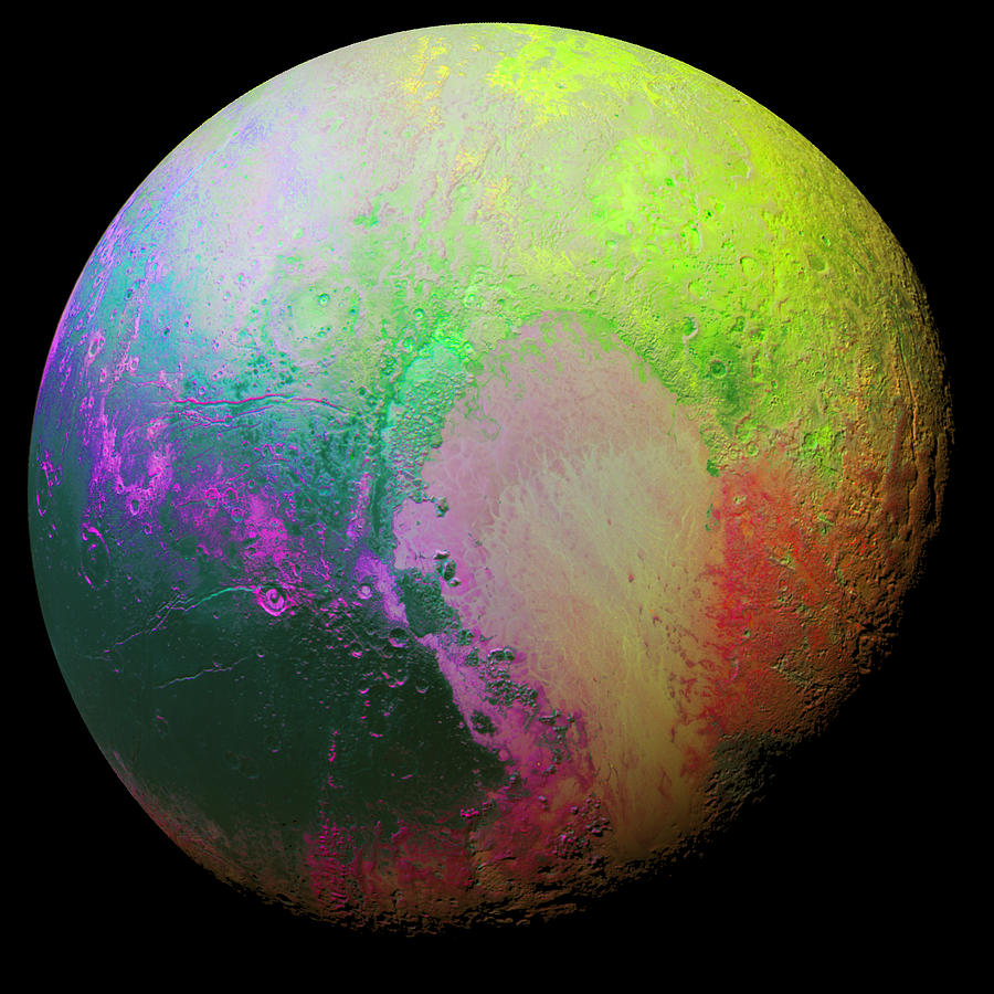 Psychedelic Pluto Photograph by Eric Glaser
