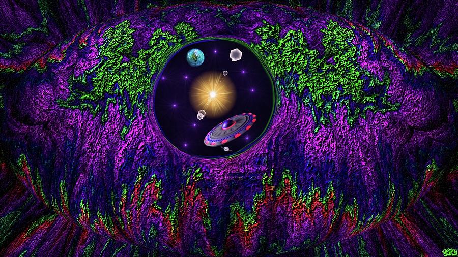 Psychedelic Portal To Another Galaxy Digital Art by Ted Duvall Pixels