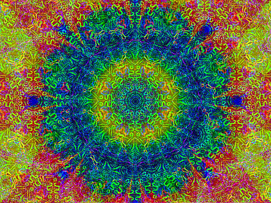 Vintage Digital Art - Psychedelicize by Bill Cannon
