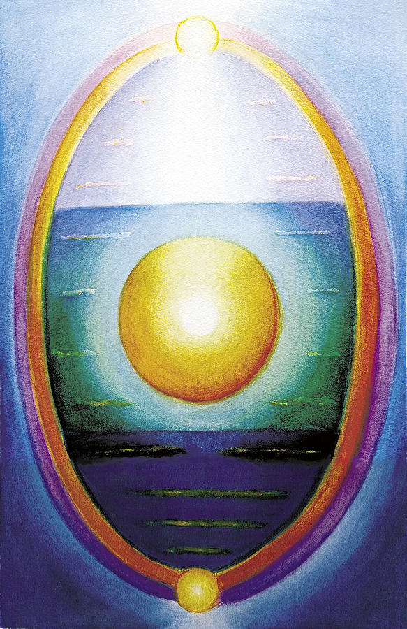 Psychosynthesis Egg Diagram Digital Art by Clare Goodwin