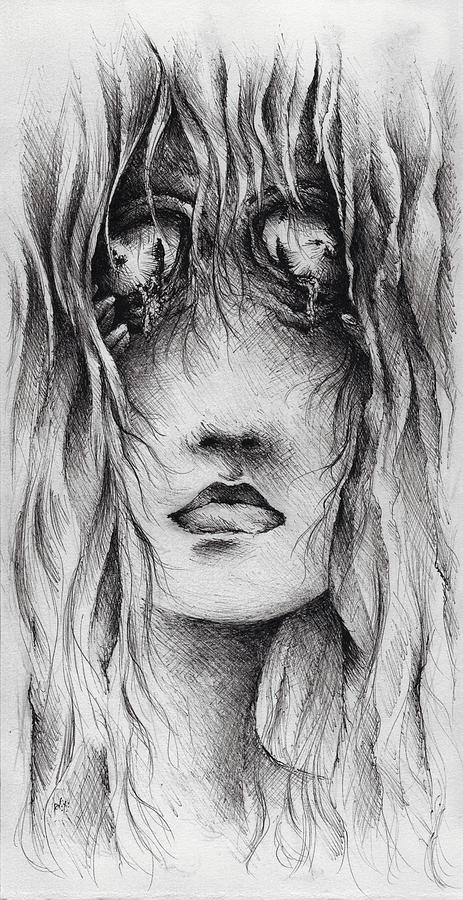 Psychotic Drawing by Rachel Christine Nowicki