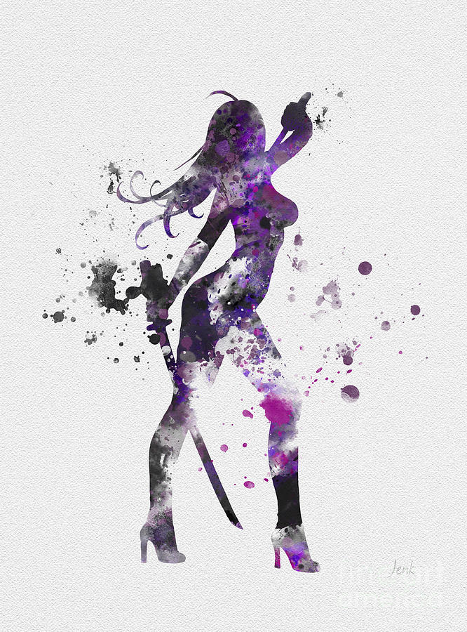 Psylocke Mixed Media - Psylocke by My Inspiration