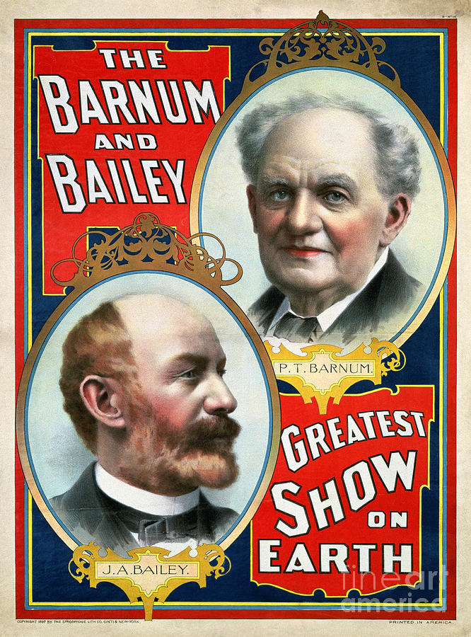 P.t. Barnum/james A. Bailey Photograph by Granger
