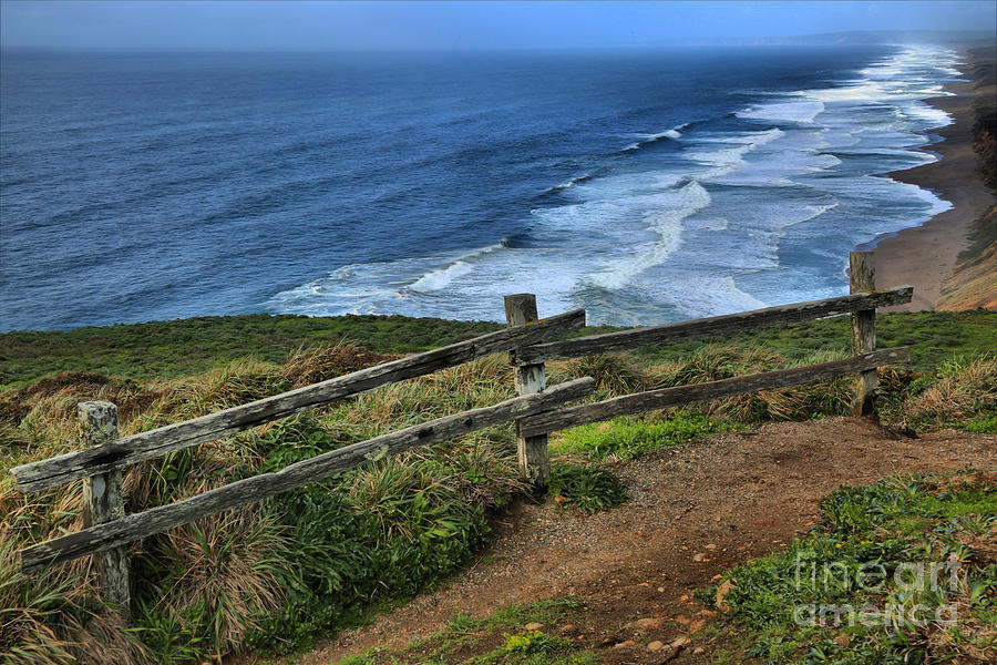 Point Reyes National Seashore Photograph - Pt Reyes South Beach Overlook by Adam Jewell