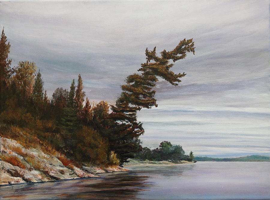 Ptarmigan Bay Painting by Ruth Kamenev