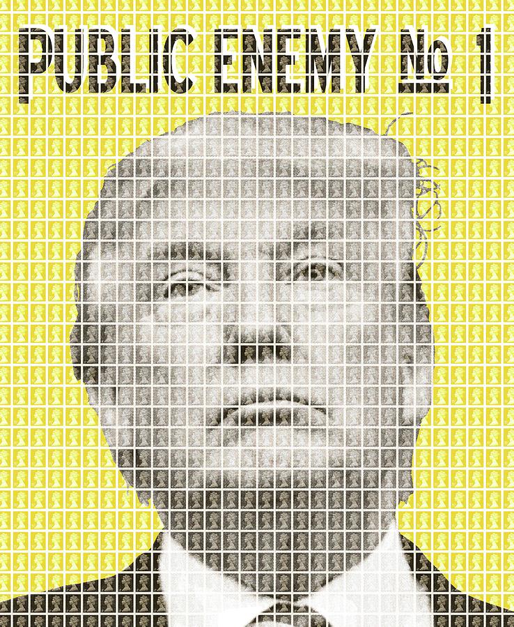 Public Enemy Number One Yellow Digital Art By Gary Hogben Fine Art America