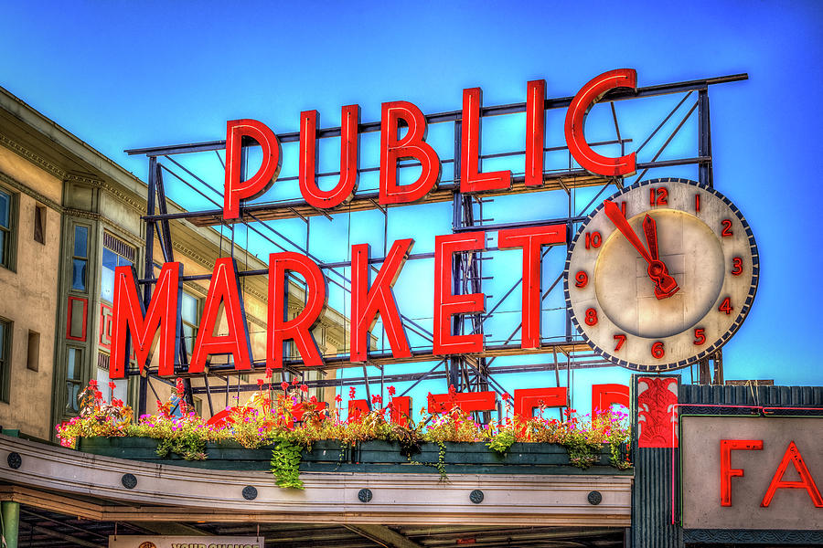 Public Market at Noon Photograph by Spencer McDonald