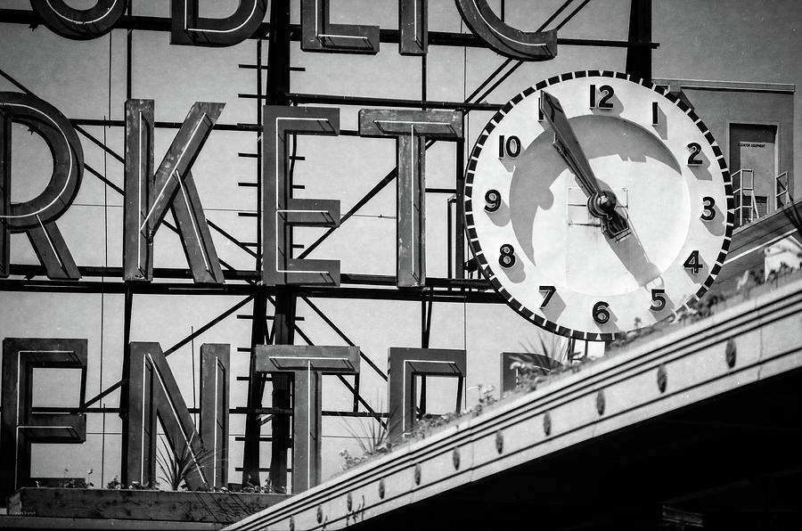 Public Market Clock Photograph by Ross Henton