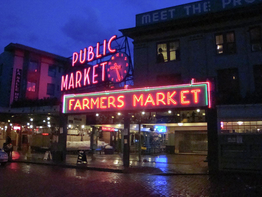Public Market Seattle Photograph by Craig Perry-Ollila